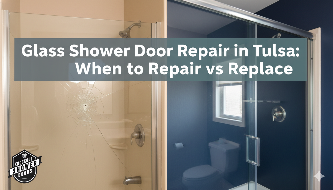 Glass Shower Door Repair in Tulsa