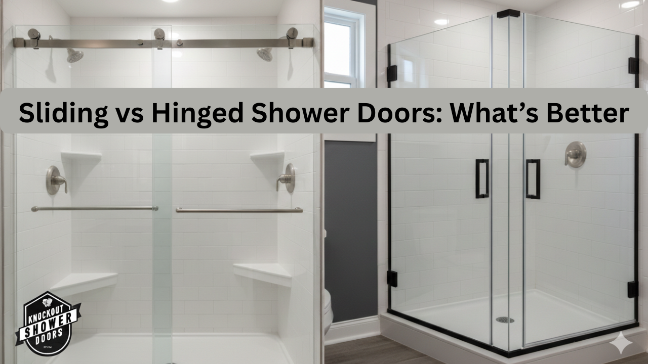 Sliding vs Hinged Shower Doors